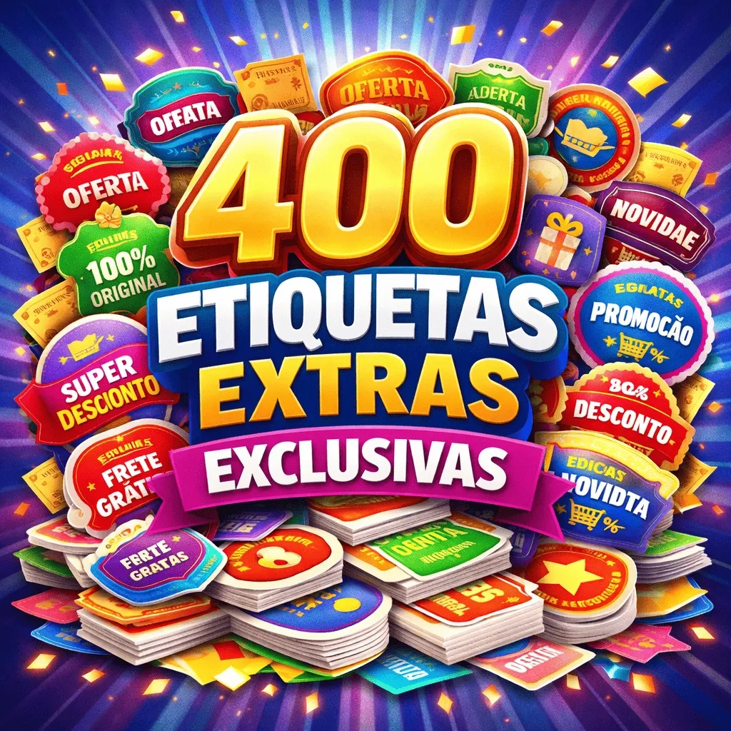 400 Etiquetas Extras