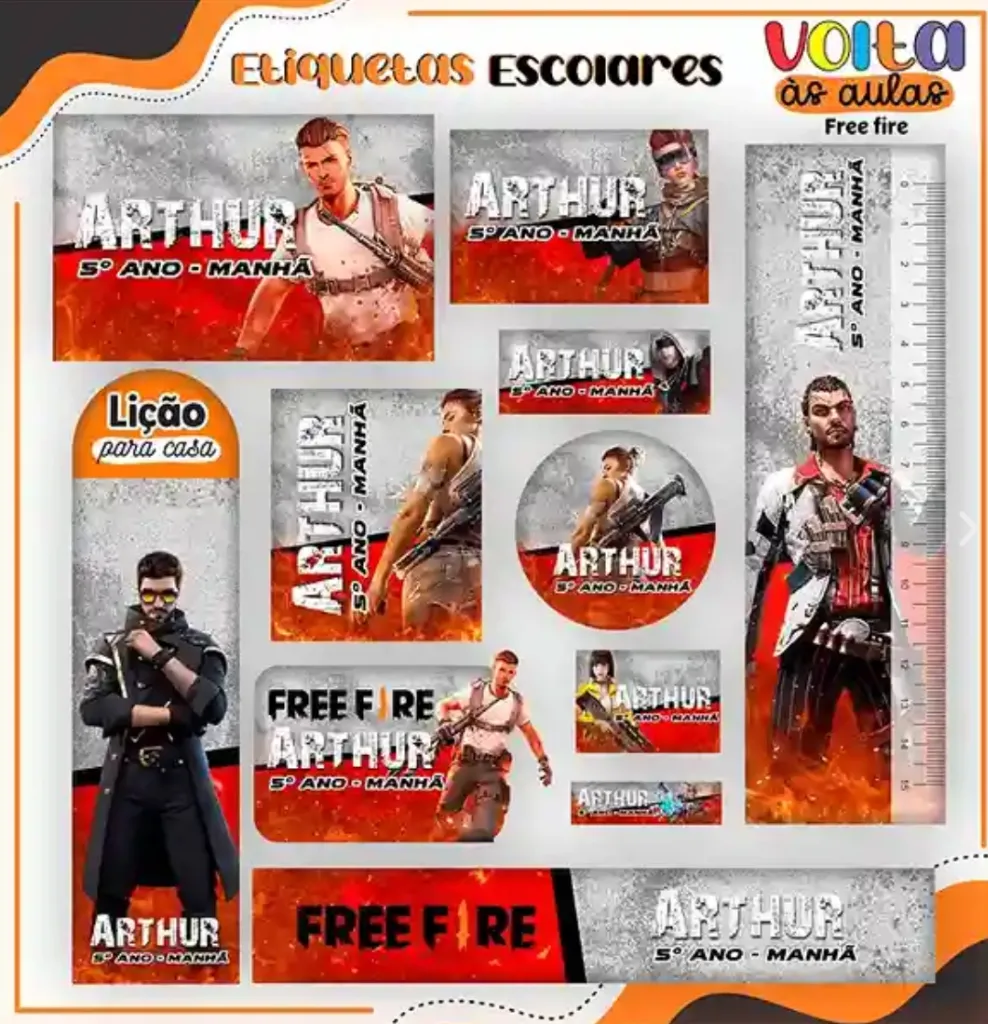 Tema Free Fire Arthur